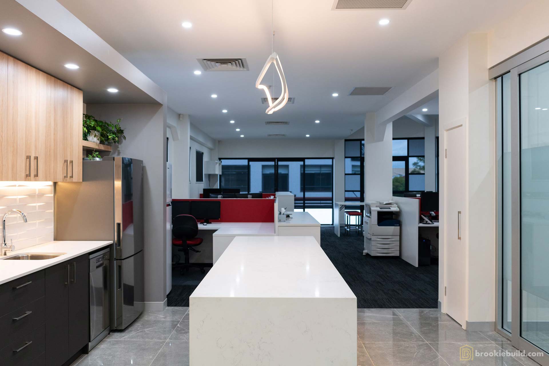 PA Architects Office Fit Out in Stones Corner by Brookie Build